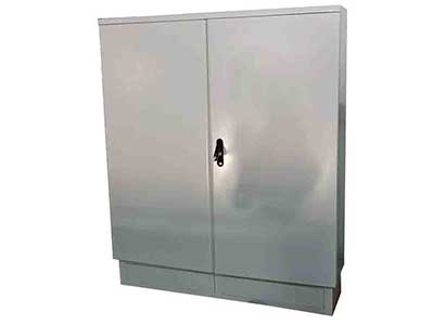 Aluminum 64U Ourdoor Fiber Cabinet