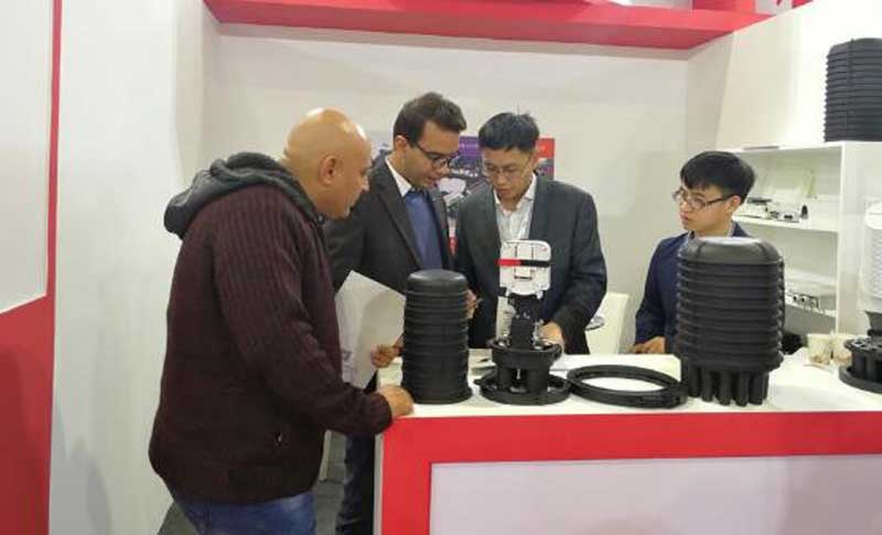 Welink's FTTH connector box appeared at the 22nd Cairo International Communication Expo