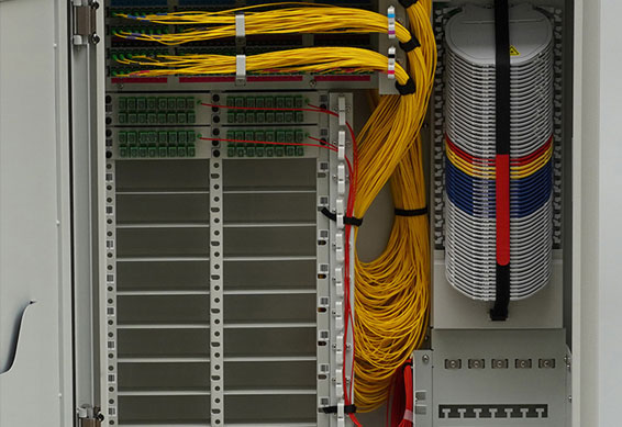 fiber optic cross connect cabinet